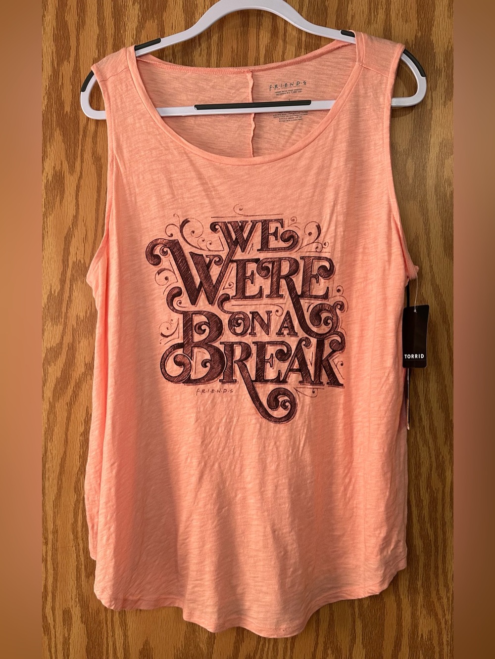 *NWT* Torrid Size 2 Friends Tank Top “We Were On A Break”